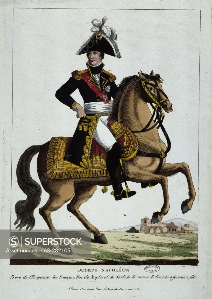 Joseph Bonaparte , Equestrian Portrait