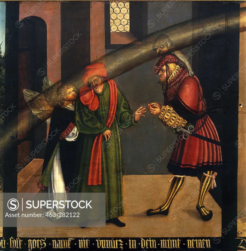 L.Cranach the Elder/2nd Commandment/1516