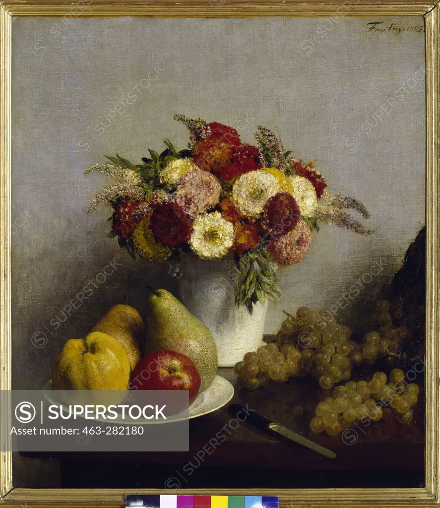 Fantin-Latour / Flowers and fruits/ 1865
