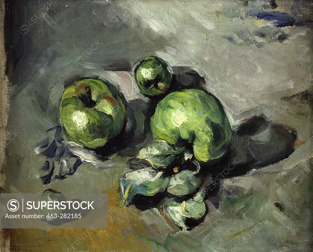 P.Cezanne / Green Apples / 1873
