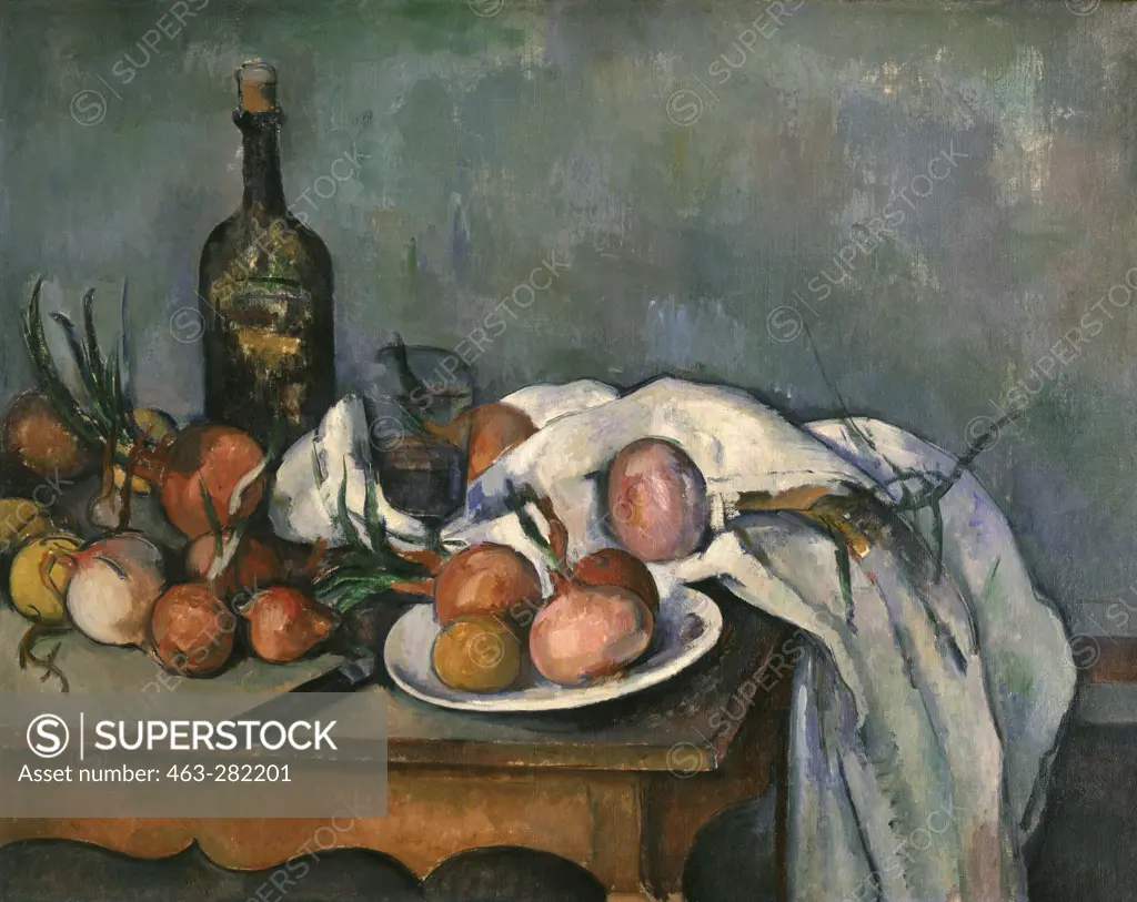 P.Cezanne / Still life with onions