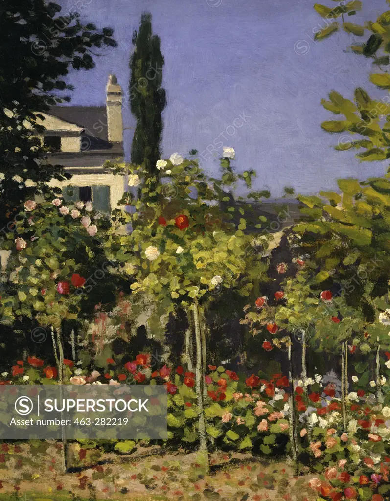 C.Monet / Garden in bloom (detail)