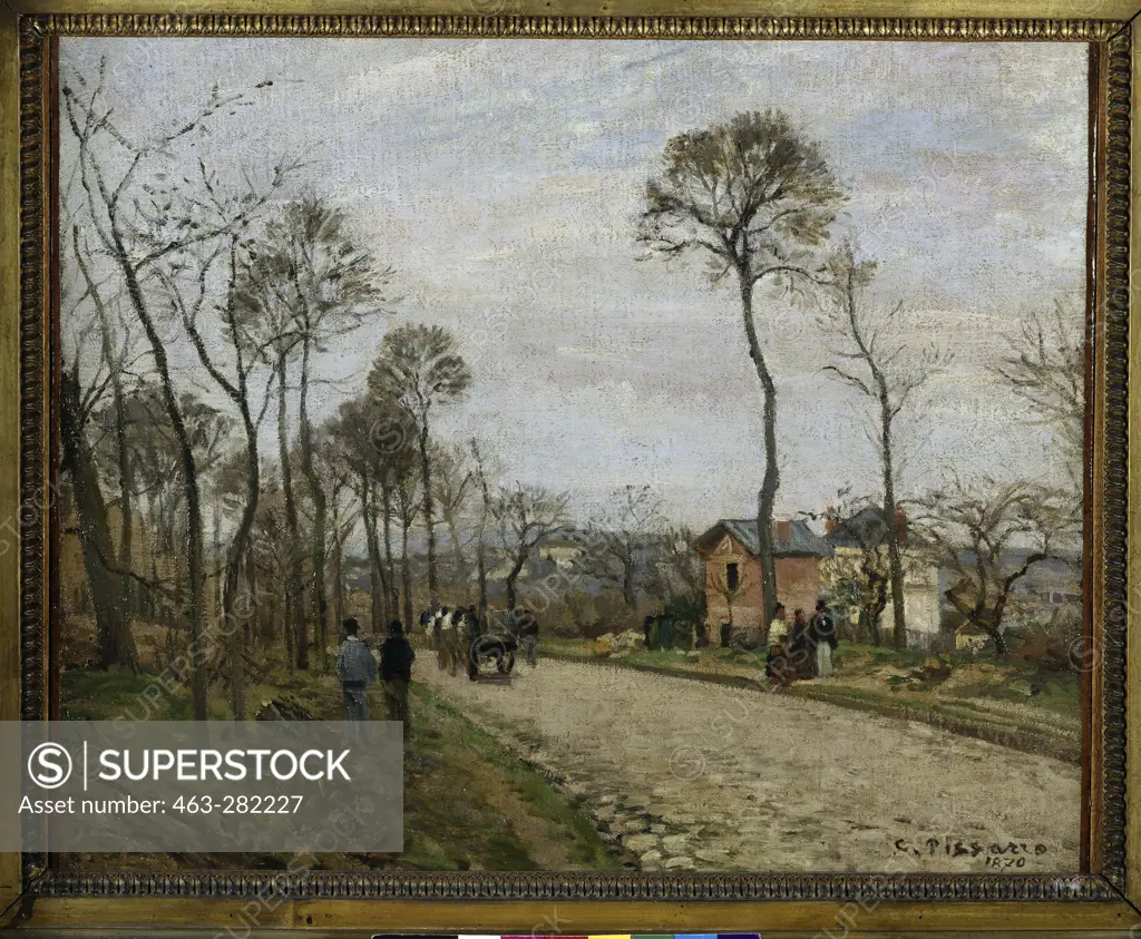 Pissarro / The road of Louveciennes/1870