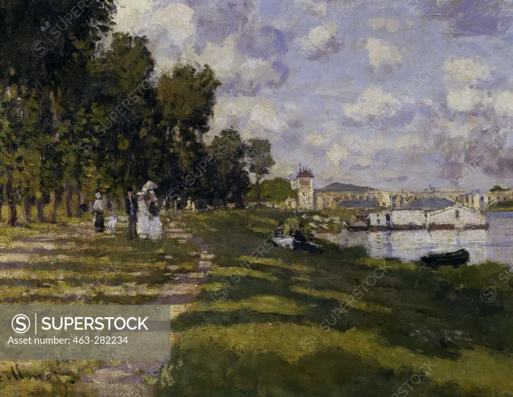 C.Monet, Bassin d'Argenteuil (Detail) -  - 
