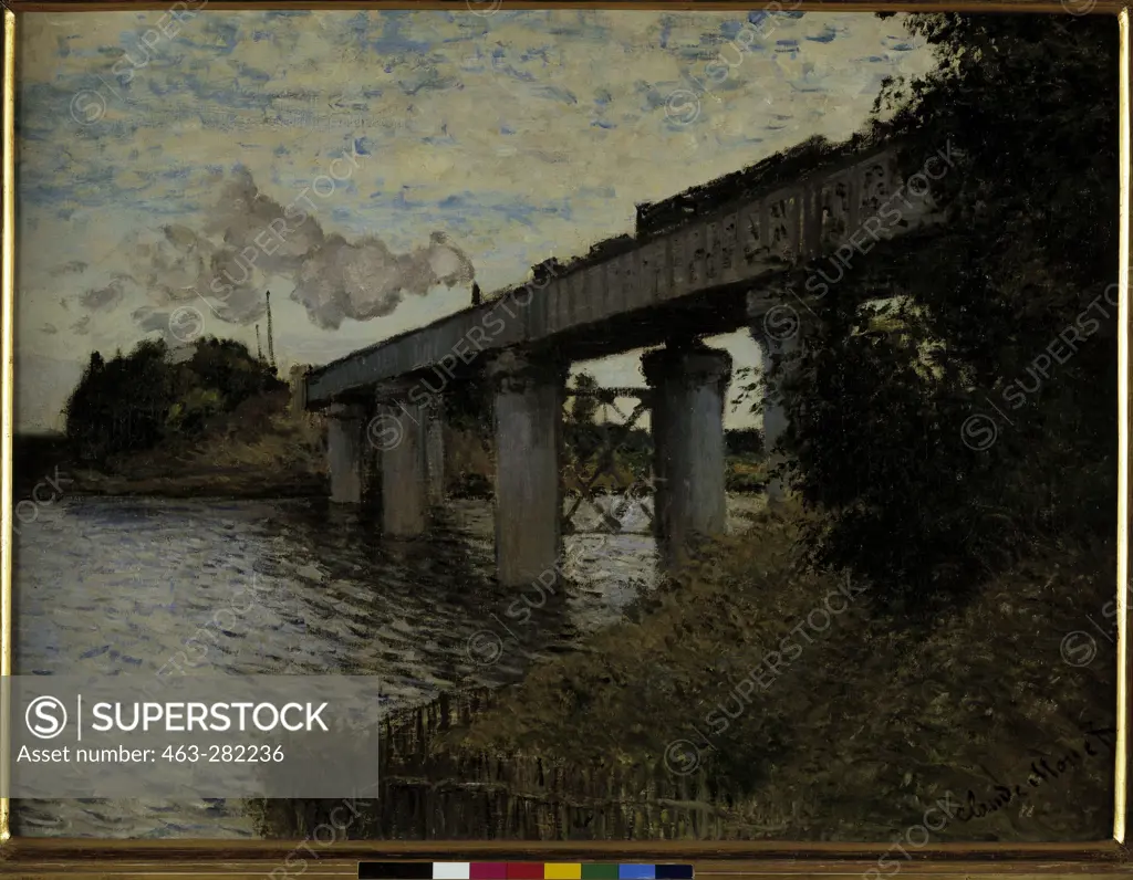 Claude Monet/Railway Bridge at Argent.