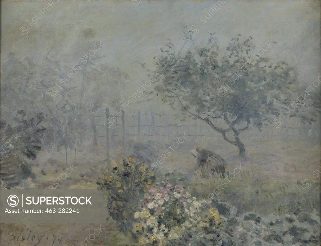 A.Sisley / Fog / 1874