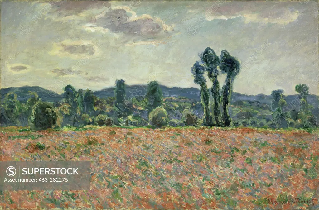 C.Monet / Field with poppies