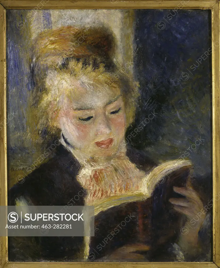 Reading Girl / Renoir / 1874/76