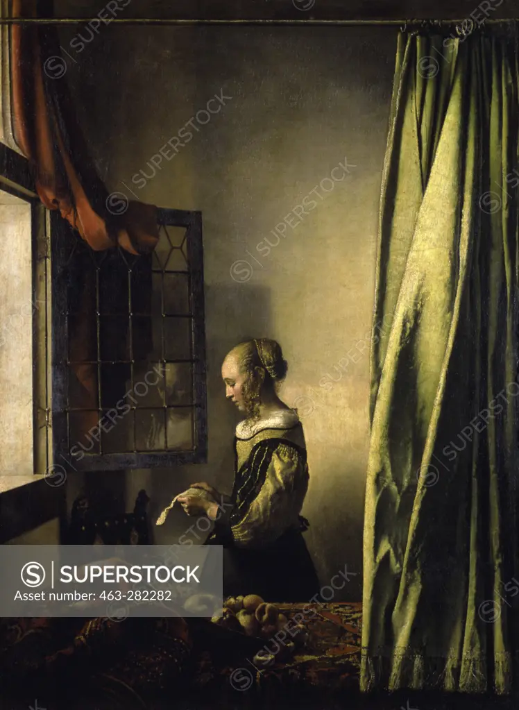 Vermeer / Girl reading a letter / c.1659