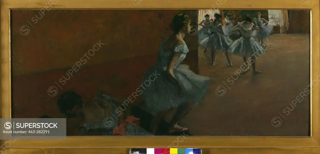 Degas / Dancers on Staircase /Ptg./ 1886