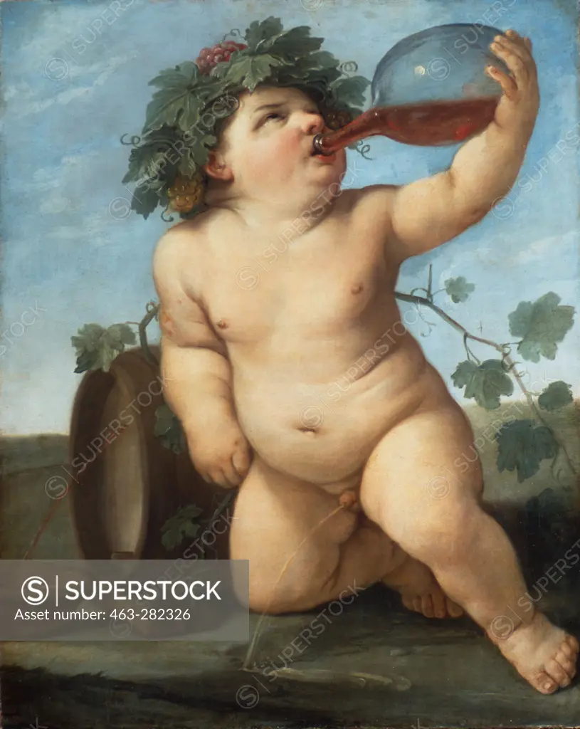 G.Reni / Drinking Bacchus Boy / c.1623
