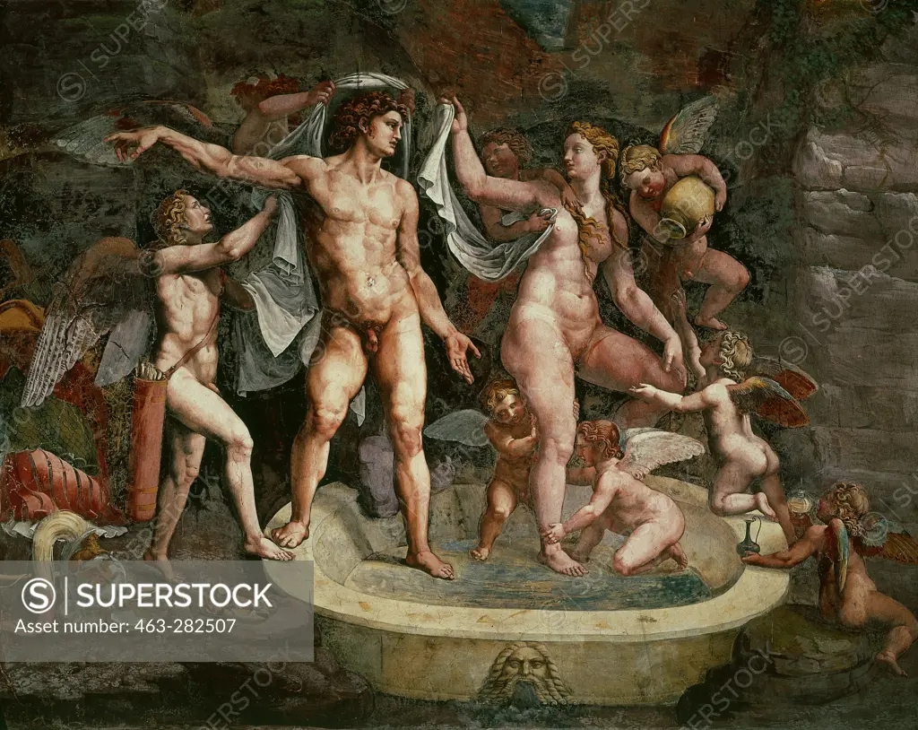 Giulio Romano / Bath of Mars and Venus