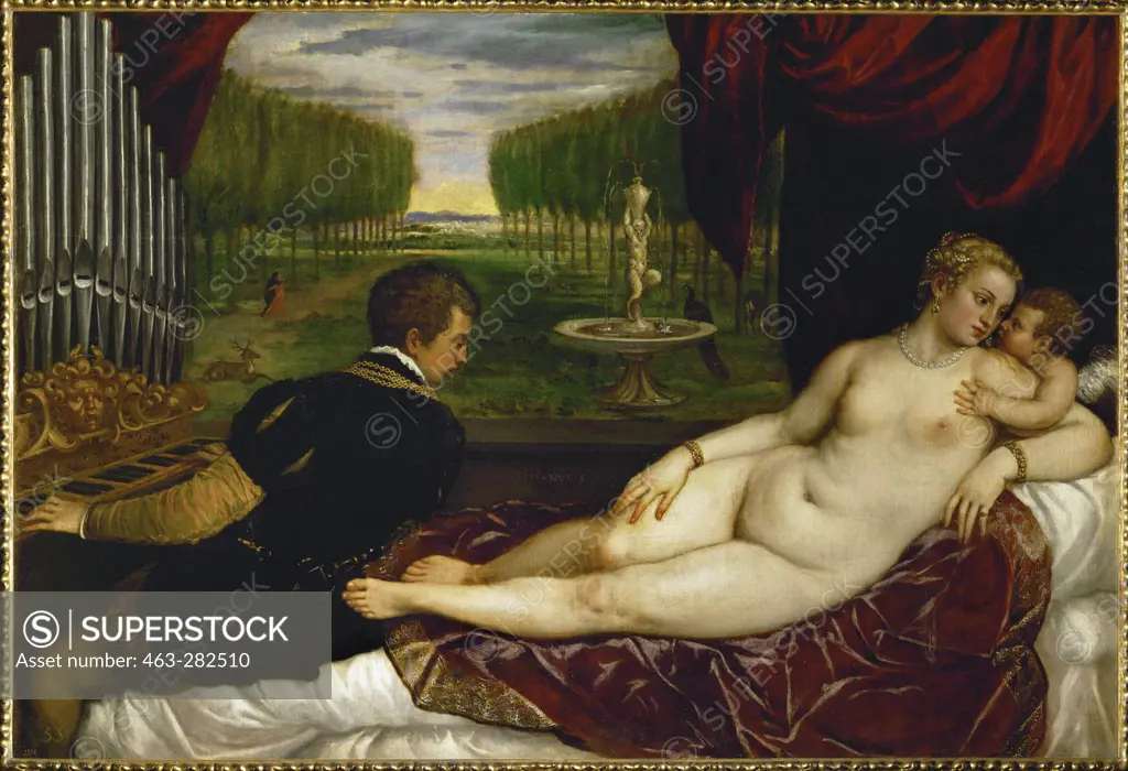 Titian / Venus with organ player
