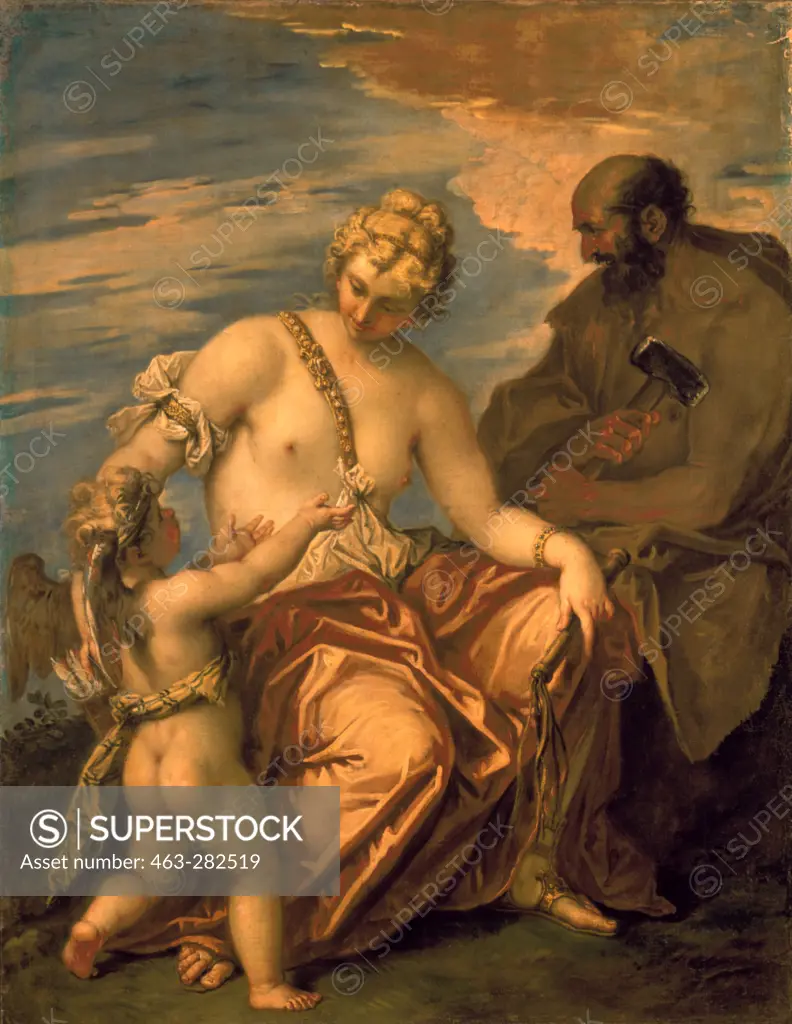S.Ricci / Venus, Vulcanus and Cupido