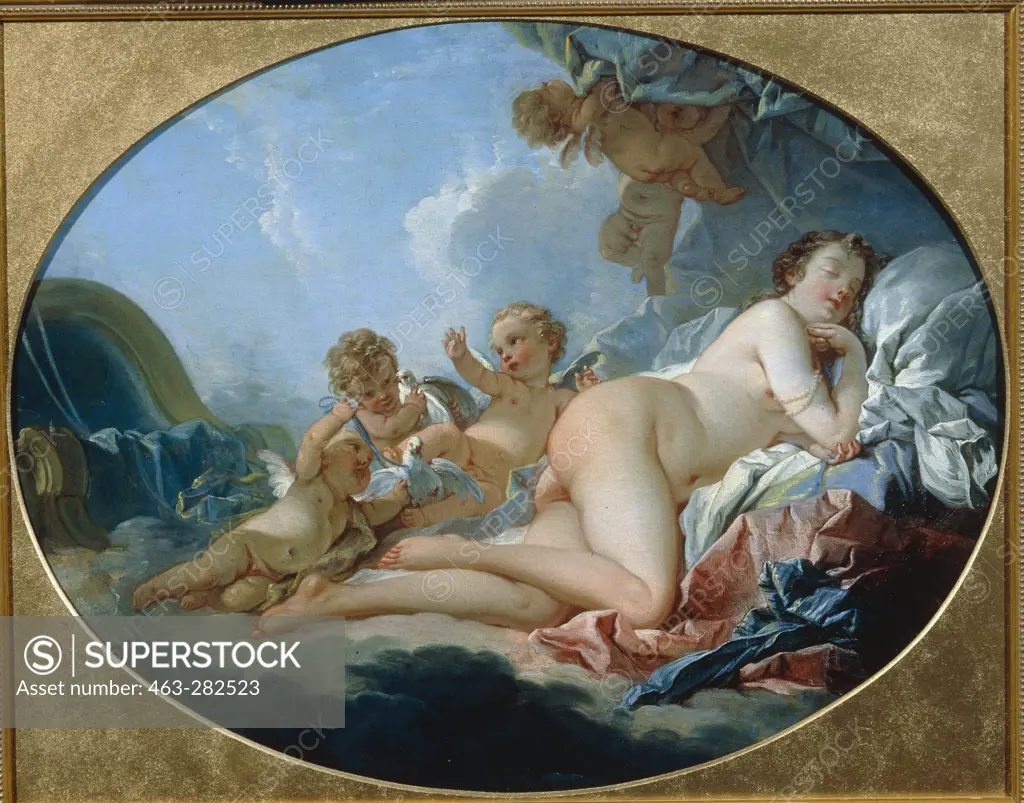 F.Boucher / Sleeping Venus / C18th