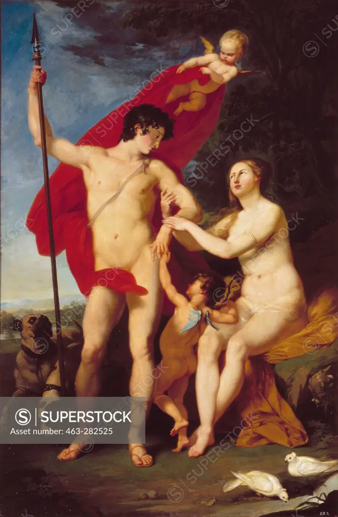 Sokolov / Venus and Adonis / 1782