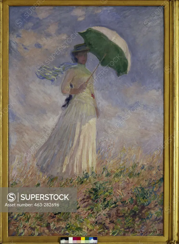 Monet / Frau mit Sonnenschirm/ 1886 -  - 