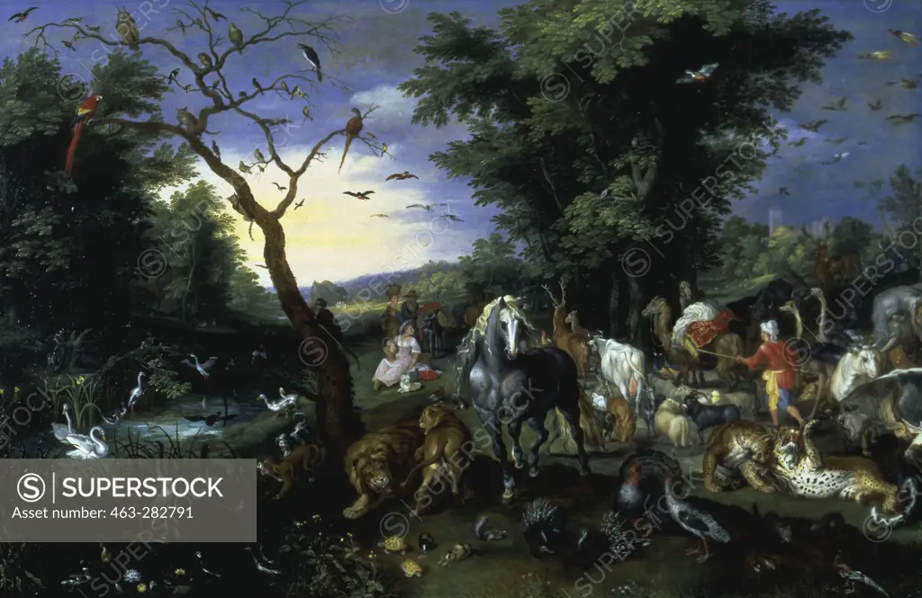 Noah's Ark & the animals / Brueghel