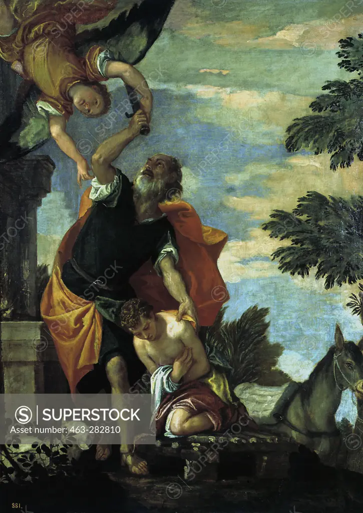 Paolo Veronese / Abraham sacrificing Isa