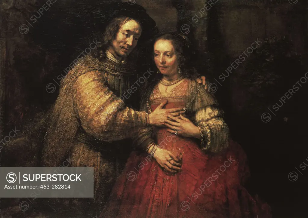 Rembrandt, The Jewish Bride / c.1663