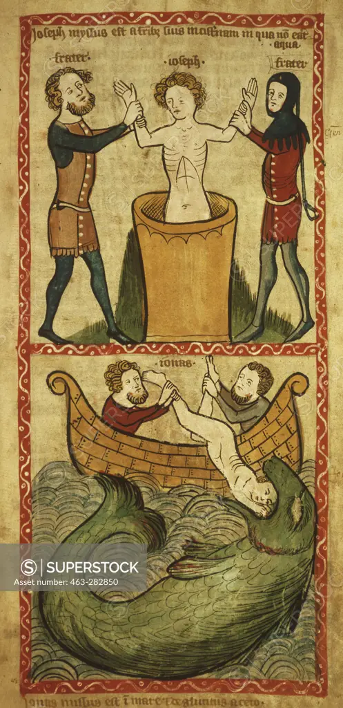 Joseph / Jonah / Illumination / c.1360