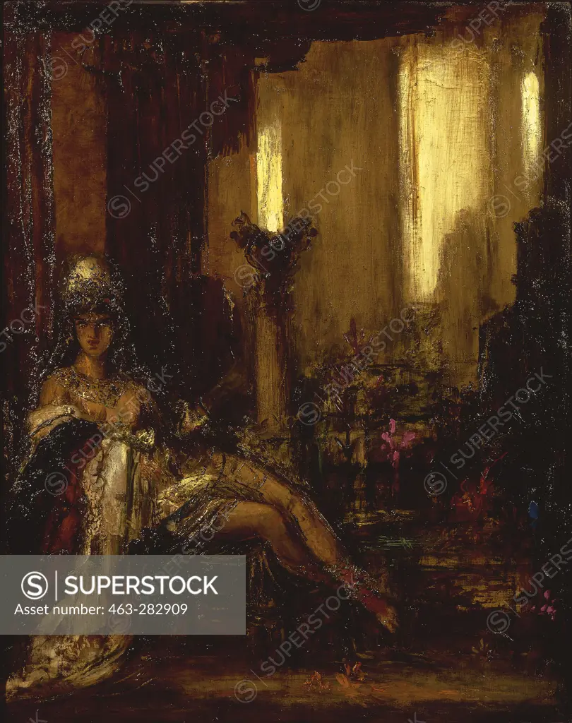 Delilah / Painting by Gustave Moreau