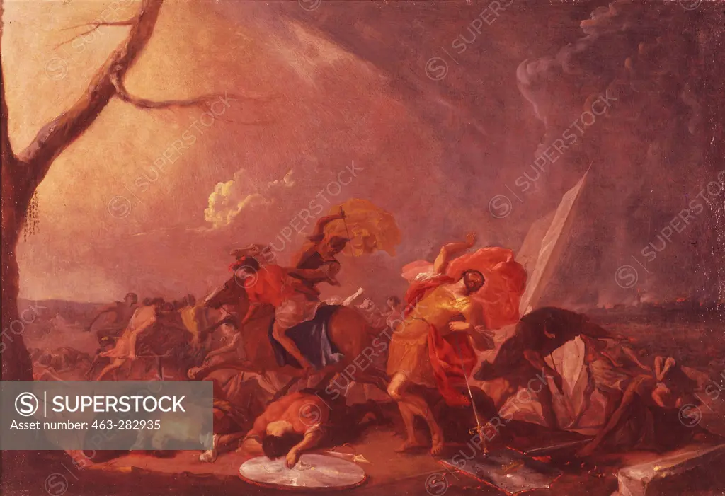 Death of Saul / Schoenfeld / 1675/80