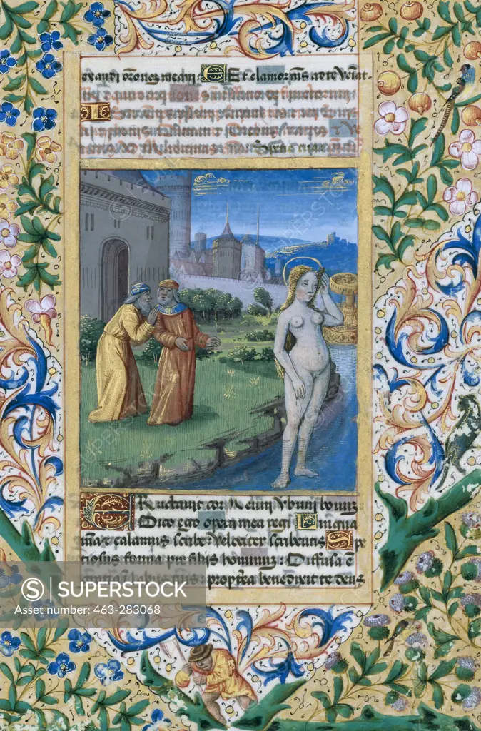 Susannah and the Elders/ Illumin. 1490