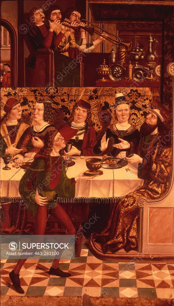 Feast of Ahasuerus / Heyde / 1496