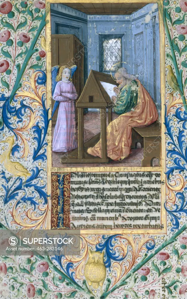 Evangelist Matthew / Illumination 1490