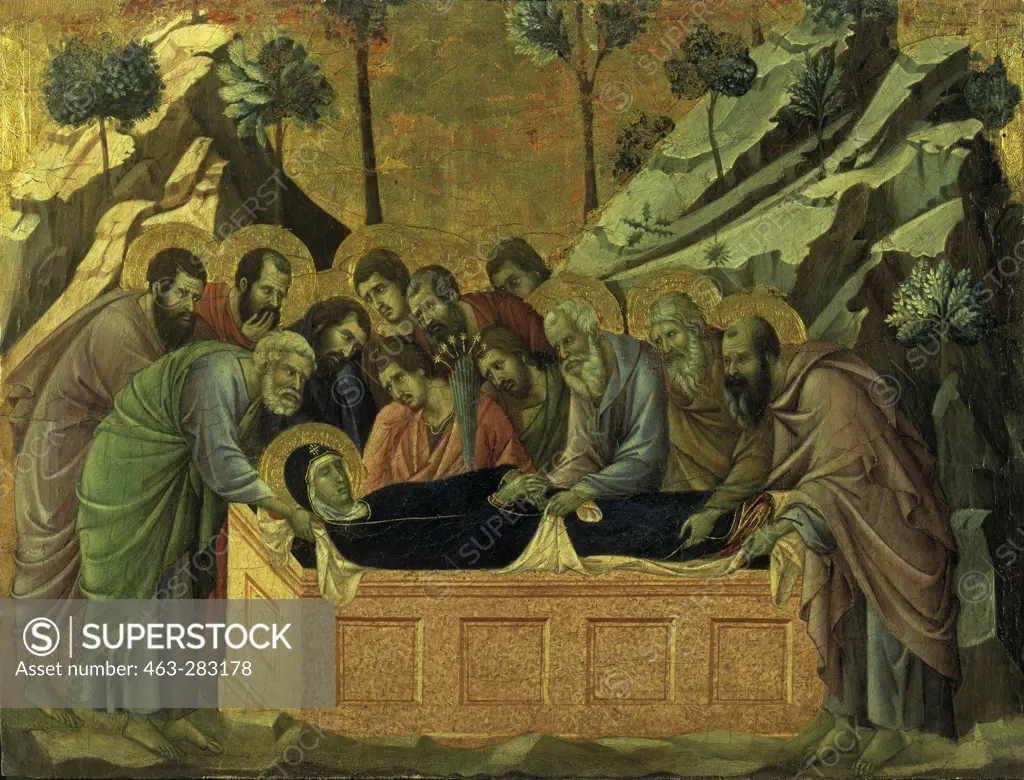 Burial of Mary / Duccio / 1308/11