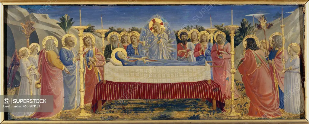 Fra Angelico / Burial of Mary / c.1434