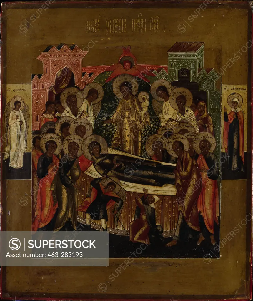 Death of the Mother of God / Icon/ C19th