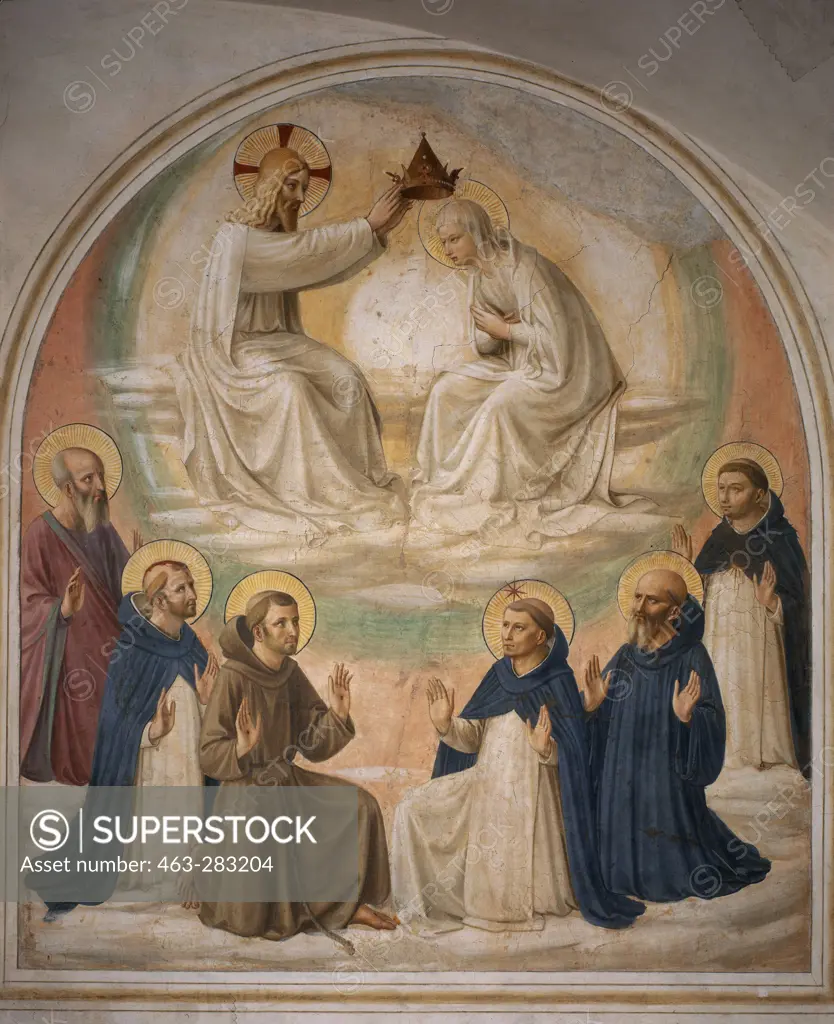 Fra Angelico / Coronat.of Mary w.Saints