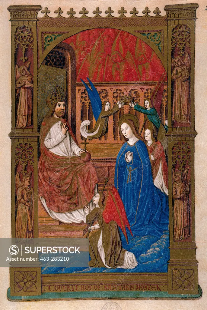 Coronation of Mary / Illumin. / 1483/98