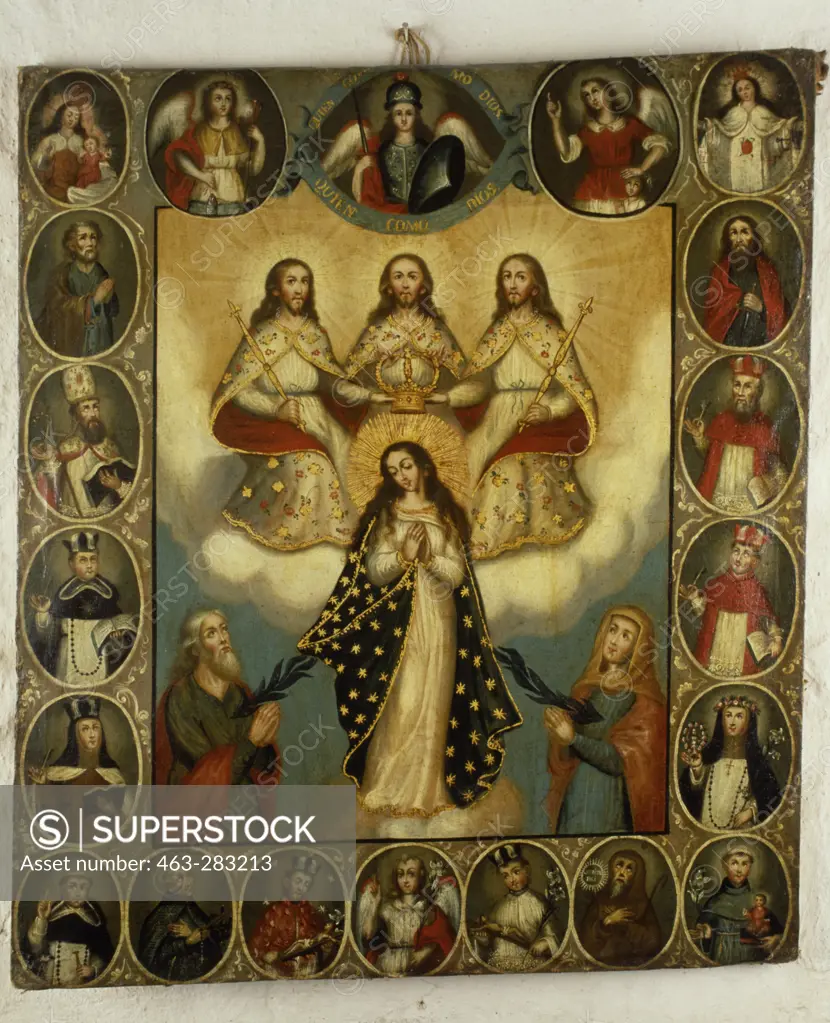 Coronation of Mary / Peru / C17th/18th