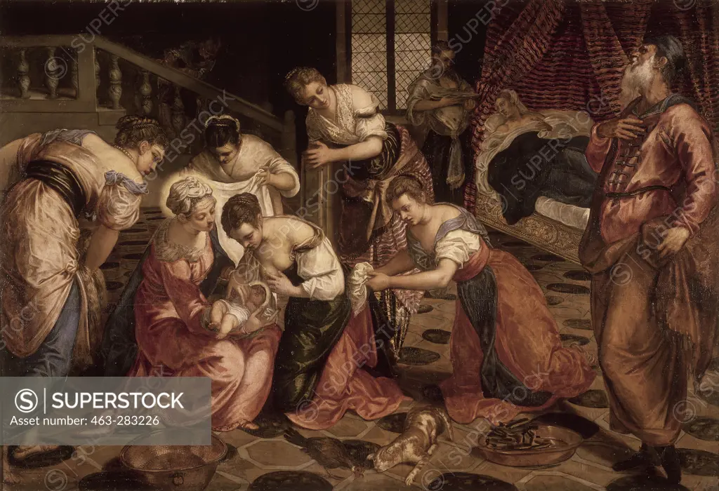 Tintoretto / Birth of John the Baptist