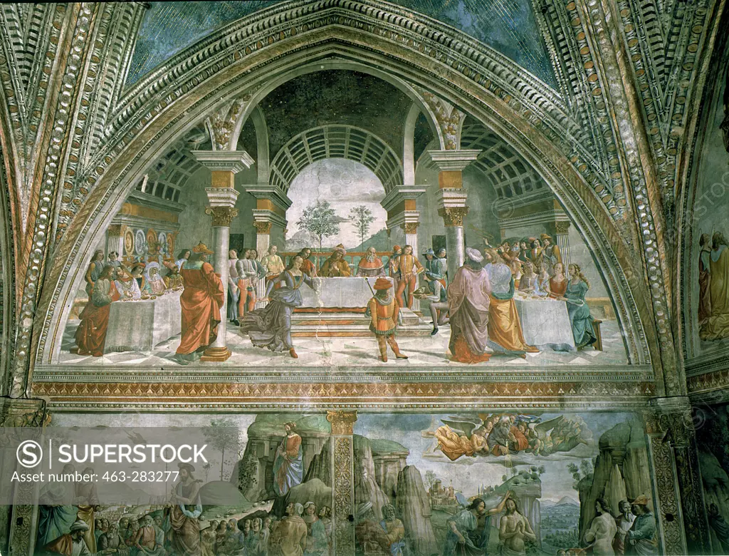 Feast of Herod / Ghirlandaio / c.1486/90