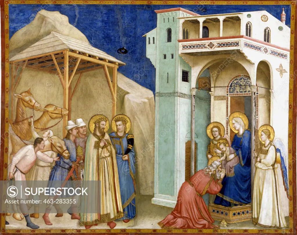 Giotto / Adoration of Kings / Assisi