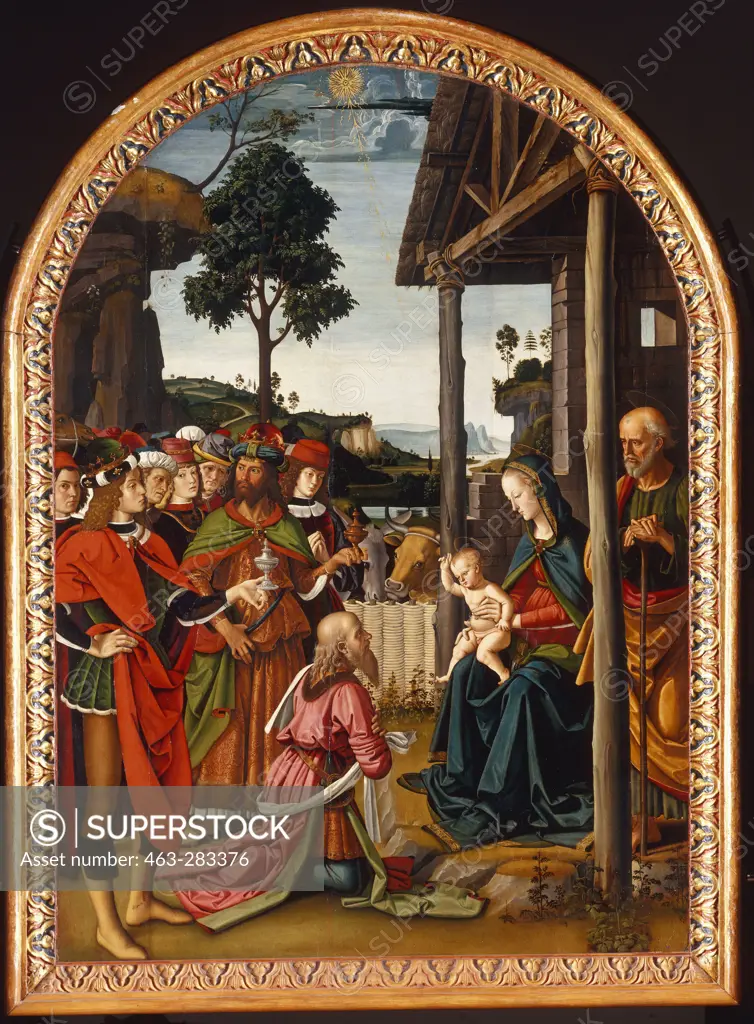 Adoration of Kings / Perugino / 1475
