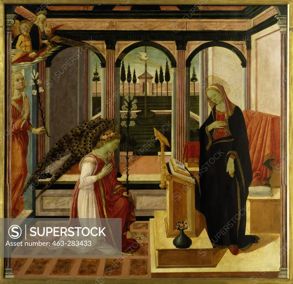Annunciation to Mary / Filippino Lippi