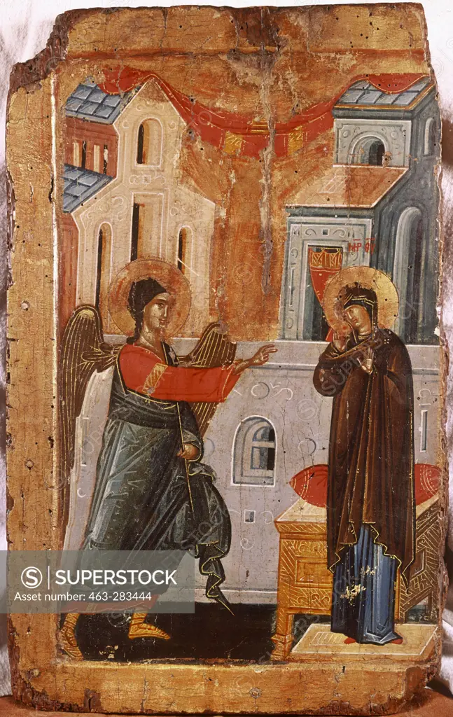 The Annunciation / serb. ikon