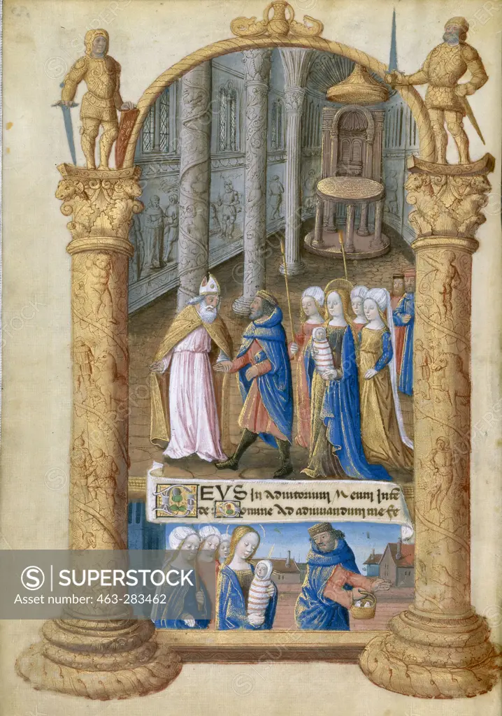 Presentation in the Temple/Illumin. 1490