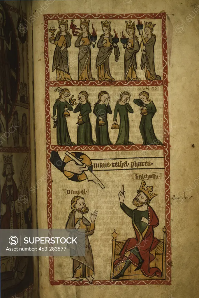 Wise and Foolish Virgins/ Illumin./ 1360