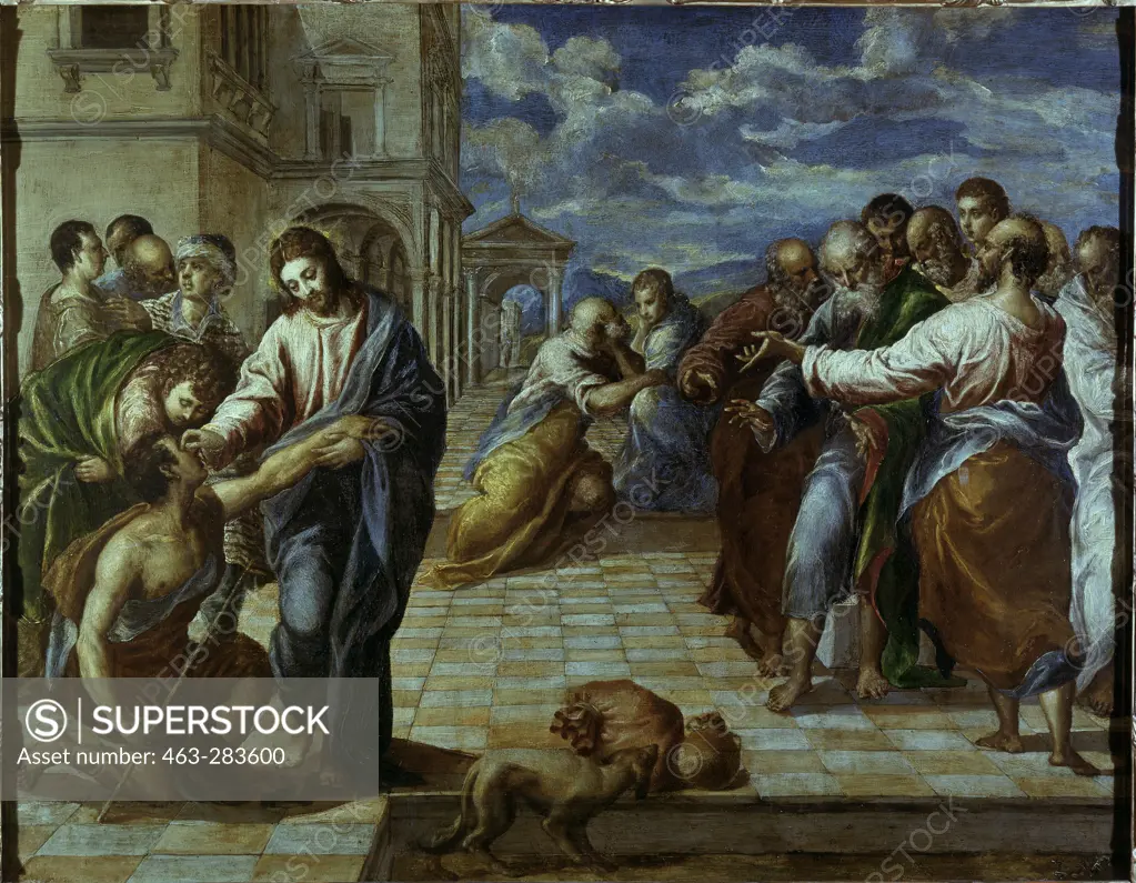 El Greco / Christ healing the Blind