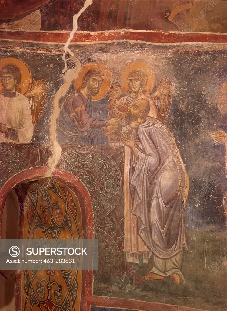 Communion of the Apostles/ Mural/ c.1164