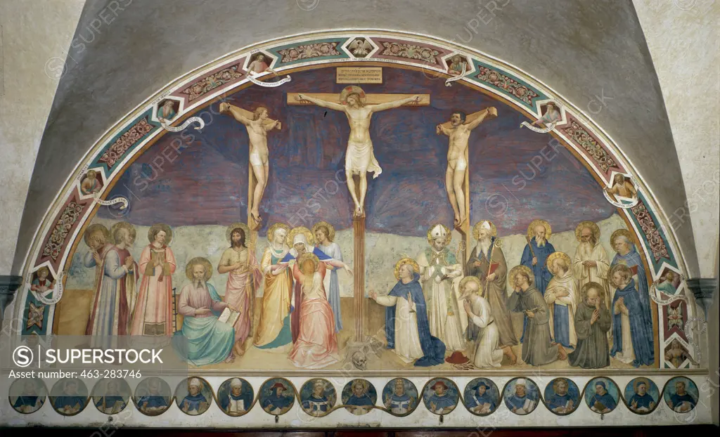 Fra Angelico / Crucifixion / Fresco