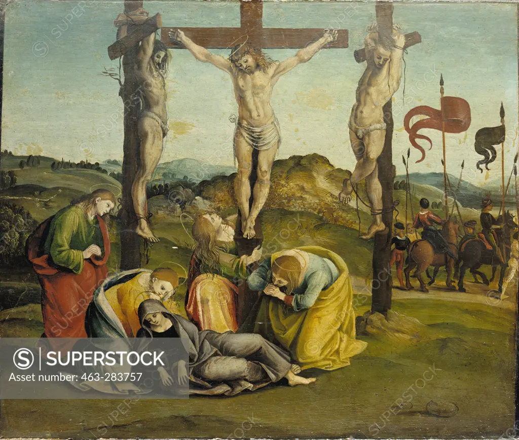 Crucifixion /Paint.by Signorelli/ c.1500