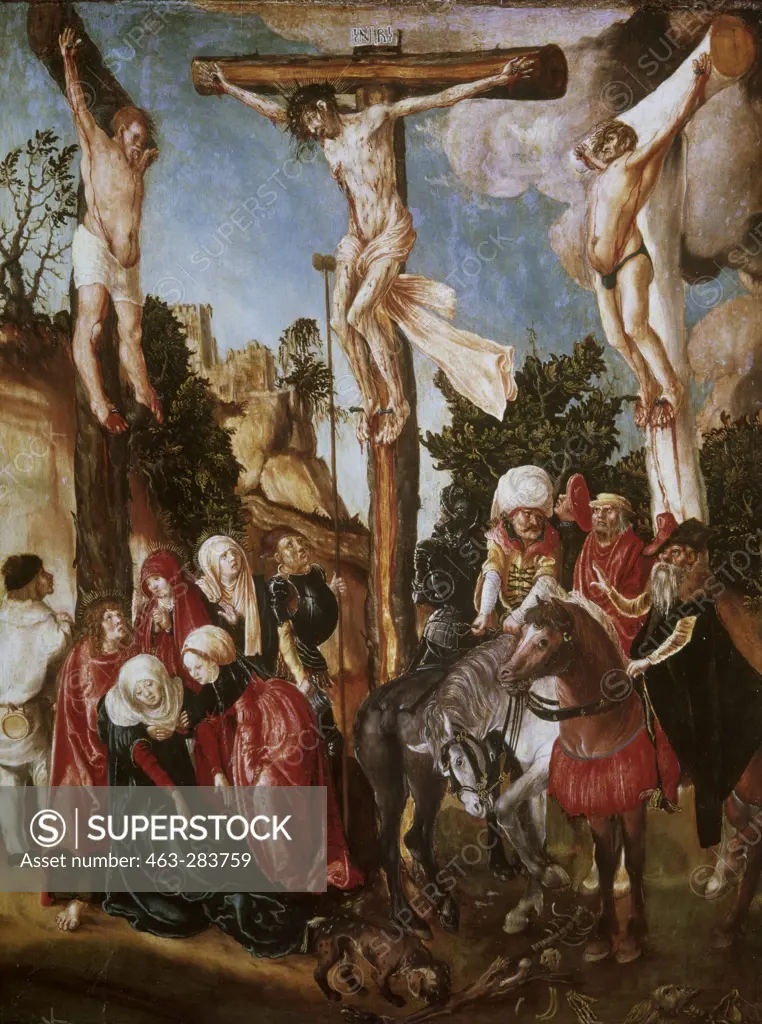 L.Cranach t.E / Crucifixion / 1500/1