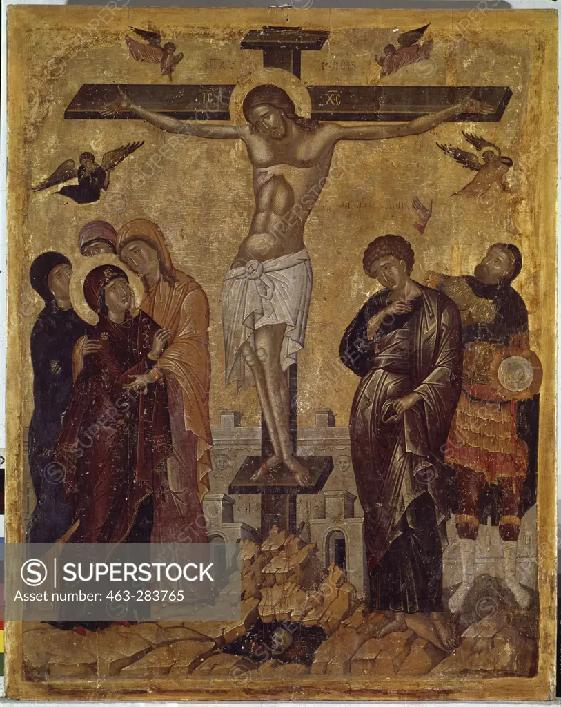 Crucifixion of Christ / Icon / C16th